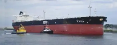 Huge Kuwaiti Oil Tanker Catches Fire In Dubai After Iranian Strike; Major Oil Spill Feared