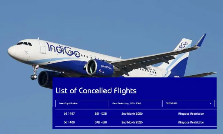 Bhubaneswar-Dubai Flight Cancelled Today Amid West Asia Conflict; Full Refund Assured