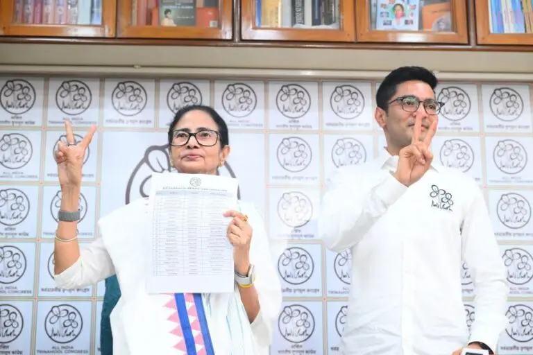 Mamata & Abhishek release TMC list