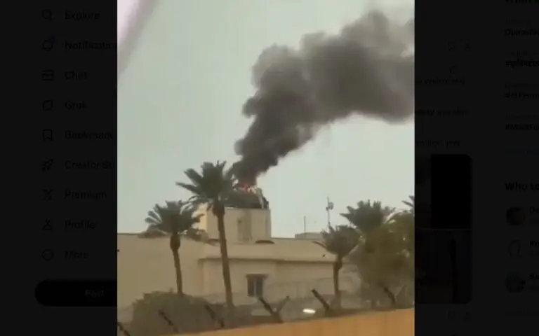 Missile Strikes US Embassy Helipad In Baghdad As Iran War Heats Up