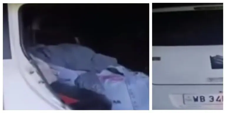 Car Carrying Illegal Liquor Plunges Into Canal During Police Chase In Balasore