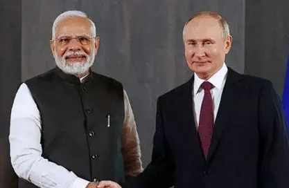 Modi, Putin bonhomie