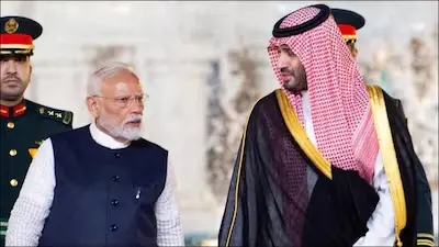 PM Modi and saudi crown prince Mohammad Bin Salman