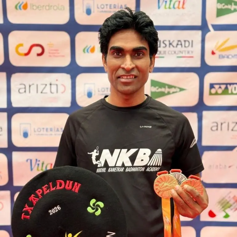 Pramod Bhagat 2 gold, a silver