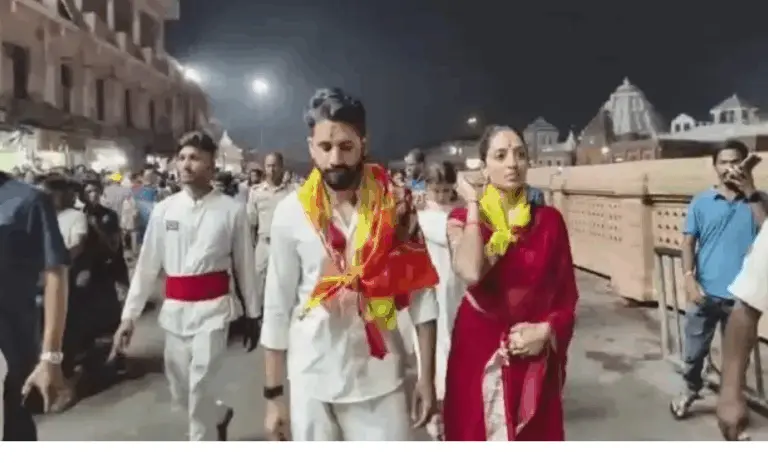 Actor Naga Chaitanya Visits Puri Jagannath Temple With Wife Sobhita Dhulipala