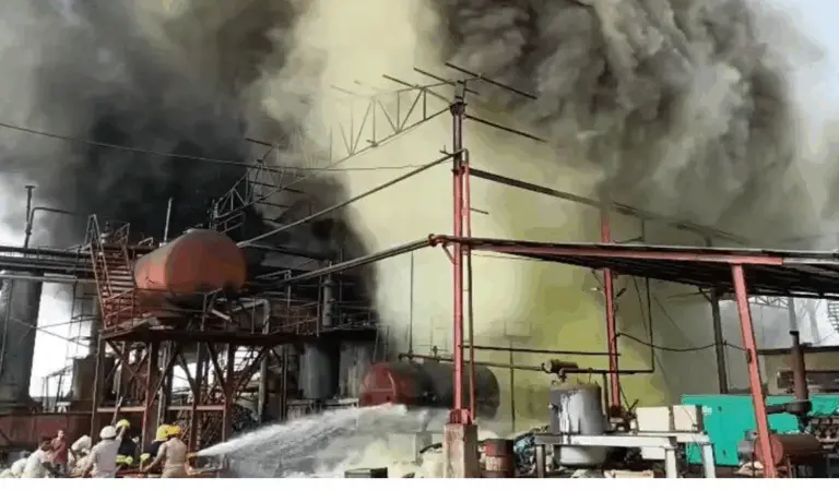 Fire Breaks Out At Chemical Factory In Odisha’s Sambalpur, No One Hurt