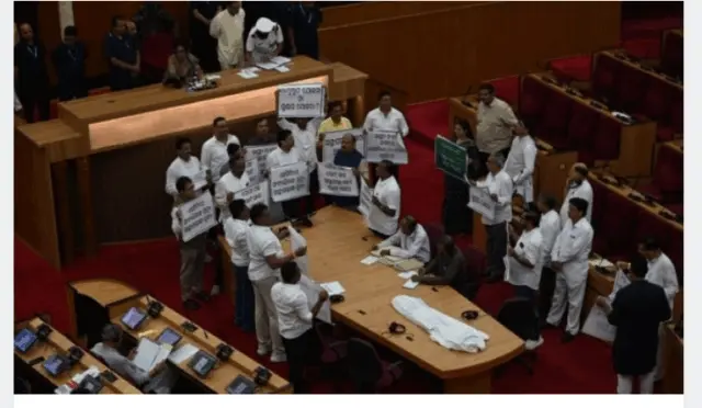 Odisha Assembly Stalled Again Over SCB Blaze As Opposition Stays Firm On Minister’s Ouster, Adjourned Till 4 PM