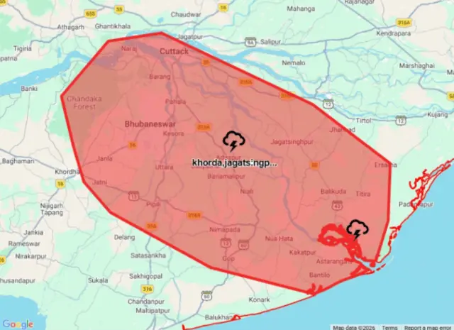 Thunderstorm, Rain Hit Bhubaneswar & Several Odisha Dists; Orange Alert Issued By IMD