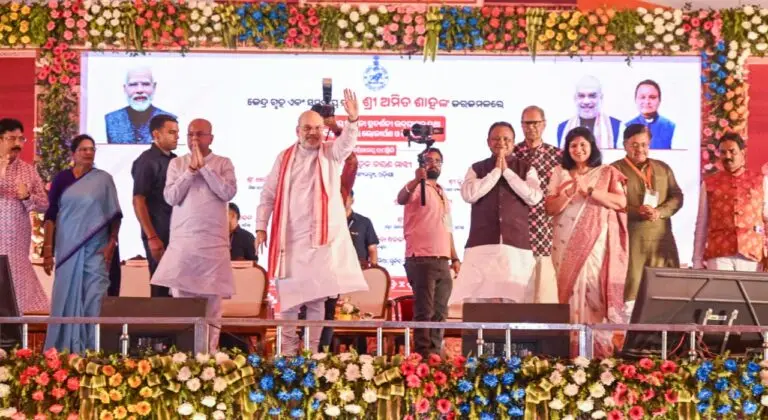 BJD Responsible For Odisha’s Backwardness: Amit Shah After Launching Rs 3275 Cr Projects