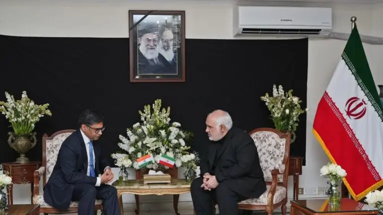 Vikram Misri meets Iran envoy