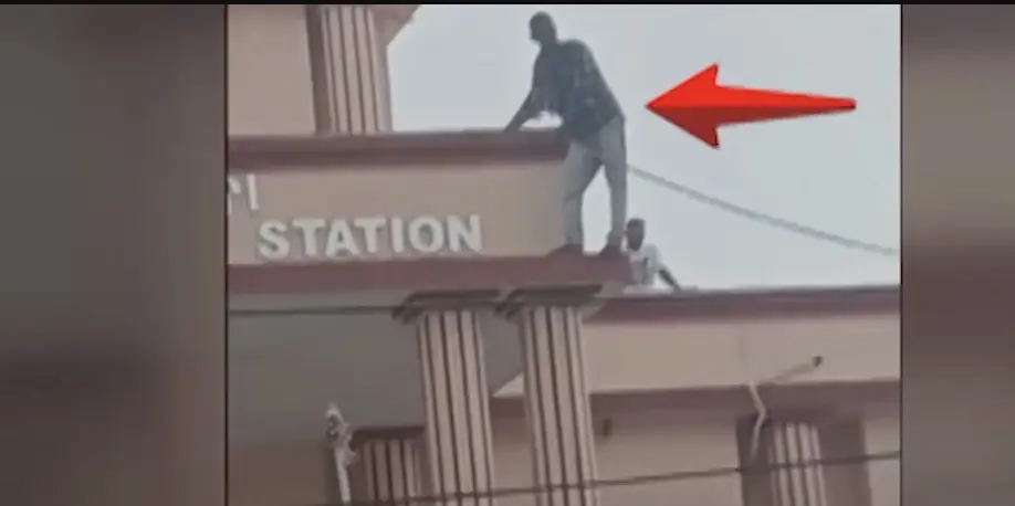 Youth Slits Wrist, Tries To Hang Self Atop Police Station In Cuttack; Rescued