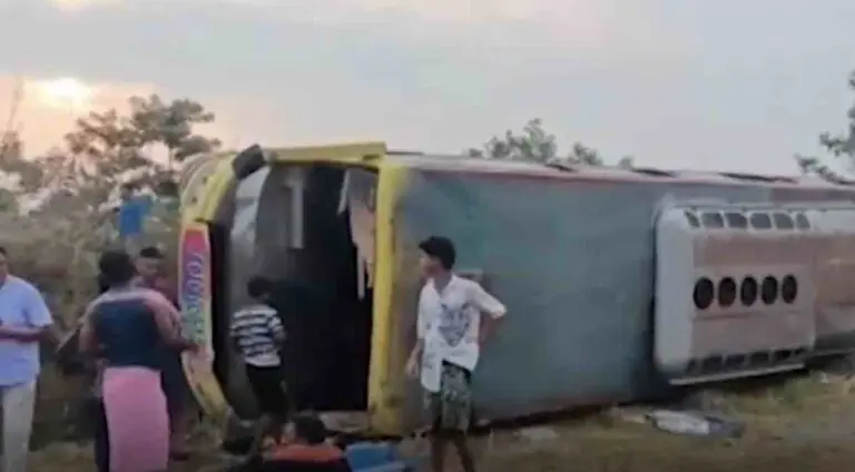 12 Injured, 8 Critically As Bus Carrying Wedding Party Overturns In Odisha’s Sonepur