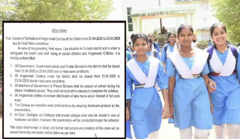 Schools In Odisha’s Cuttack & Puri Shut For 3 Days From Today Amid Sultry Spell