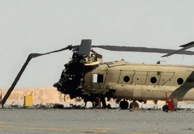 Unverified Iran Photos Show US CH-47 Copter Wreckage; F-15E Search Underway