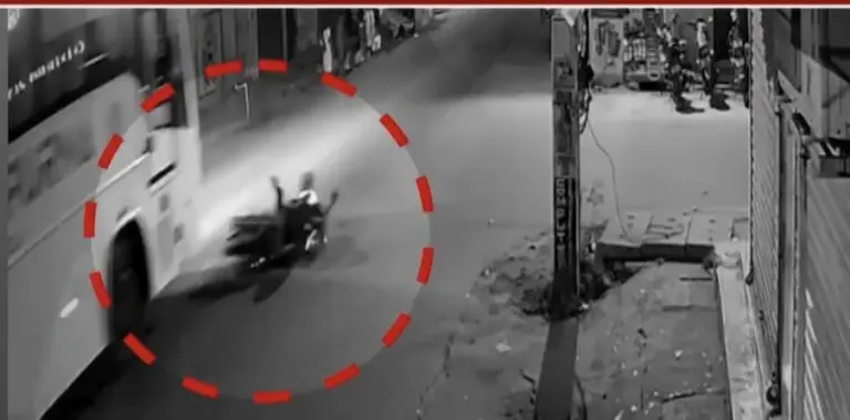 Motorcyclist Dies After Being Dragged Under Bus In Odisha’s Balangir