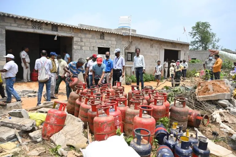 62 LPG Cylinders Seized During Eviction Drive In Bhubaneswar