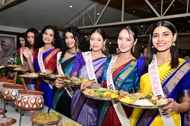 Femina Miss India contestants at KIIT
