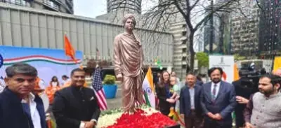 First Ever Life-Size Statue Of Swami Vivekananda In The US Unveiled In Seattle