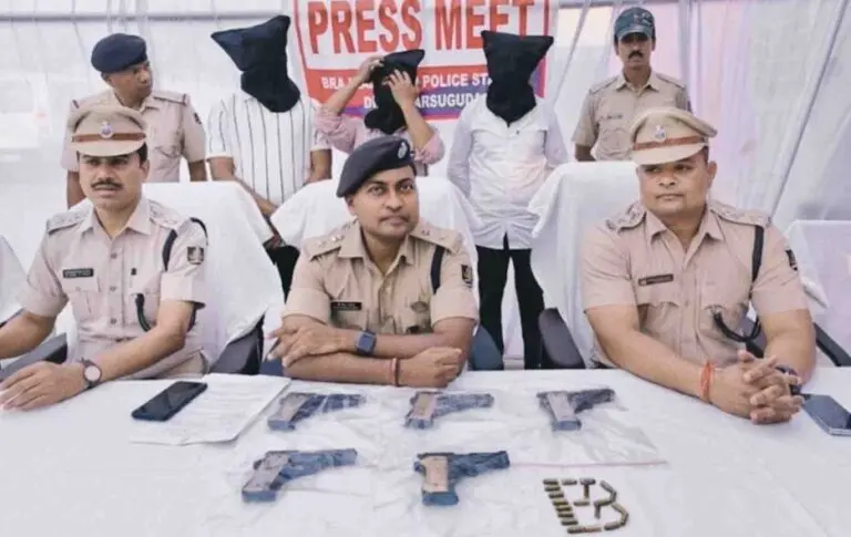 Odisha Police Arrest 3 In Illegal Arms Racket Sourced From Bihar; 5 Country-Made Pistols Sized