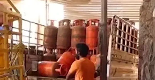 100 LPG Cylinders Seized During Crackdown On Illegal Trade In Bhubaneswar