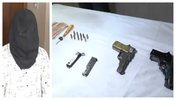Wanted Criminal Nabbed In Bhubaneswar With 2 Semi-Automatic Pistols, 10 Rounds Ammo