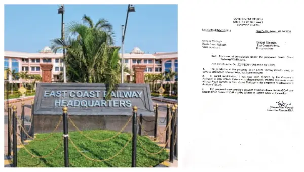 Railway Rejig: Key Odisha–Andhra Coastal Stretch Moves To Visakhapatnam Division