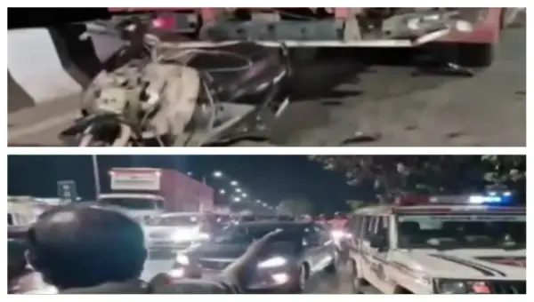 Scooter Rider Critical After Colliding With Parked Truck On Acharya Vihar Overbridge In Bhubaneswar