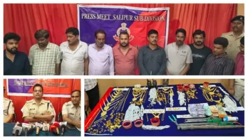 Cuttack Police Bust Burglary Gang; 2 Members & 8 Receivers Arrested, Loot Worth Crores Seized