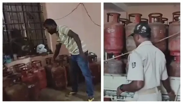 Illegal LPG Godown Busted In Odisha’s Cuttack; 500 Cylinders Seized