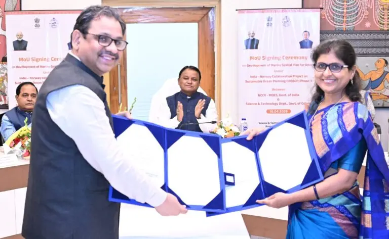 Odisha Signs MoU For Marine Spatial Plan To Boost Blue Economy With Ecological Safeguards