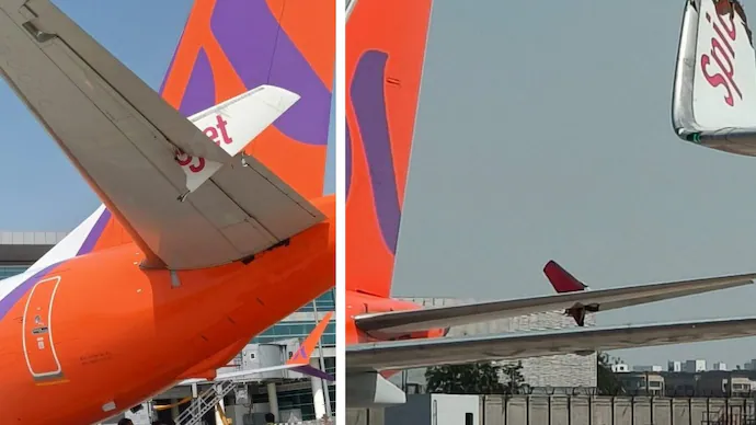 Planes collide at Delhi airport