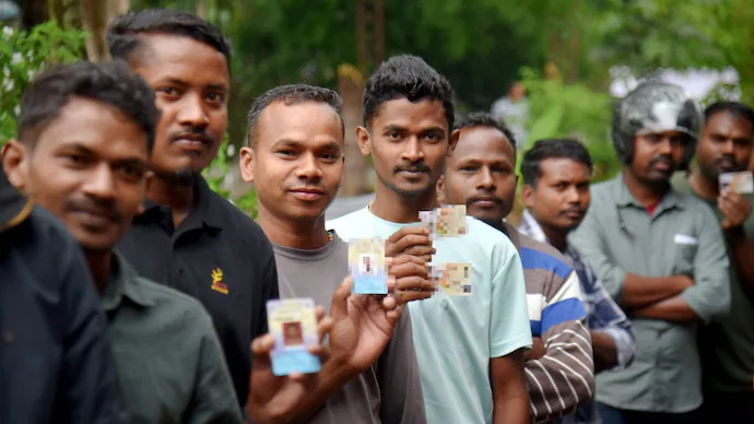 Polling in Assam