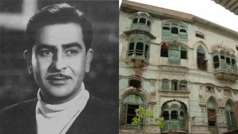 Raj Kapoor haveli in Peshawar damaged