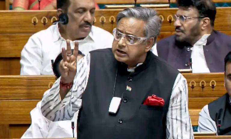 Shashi Tharoor against delimitisation