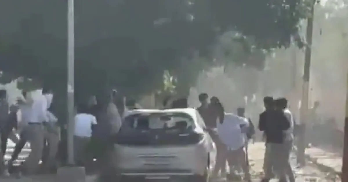 Here’s How Noida Workers’ Protest Turned Violent; Vehicles Set On Fire