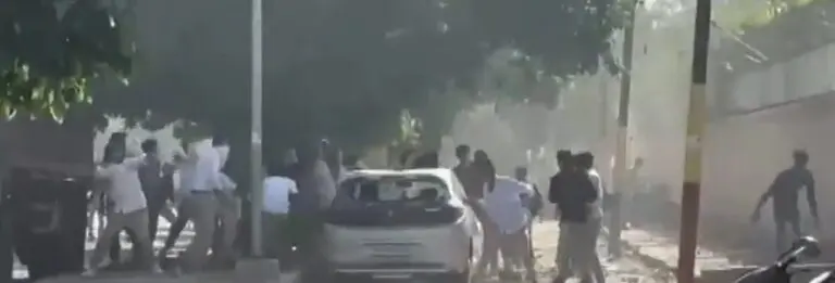 Here’s How Noida Workers’ Protest Turned Violent; Vehicles Set On Fire