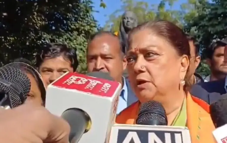 Should Continue To Trust Me: Vasundhara Raje’s Remark Stirs Up Political Reactions