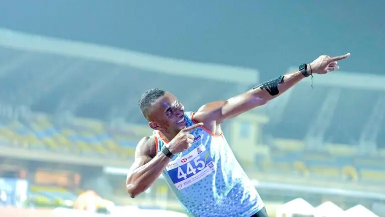 Animesh Kujur national record