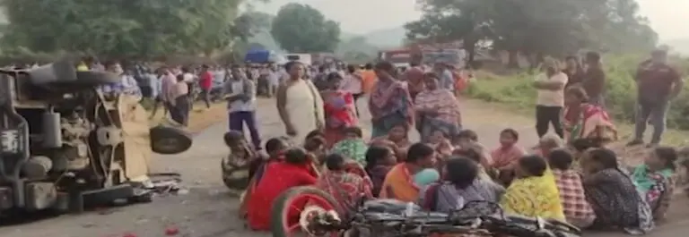 Fatal Bike-Auto Crash Triggers NH-326 Blockade In Odisha, Passengers Stranded