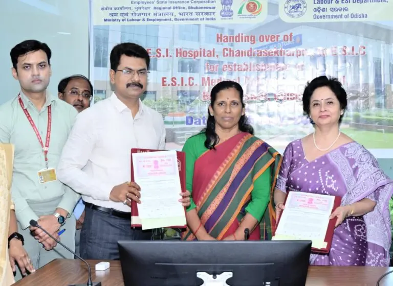 Odisha, ESIC Sign MoU To Set Up New Medical College & Hospital In Bhubaneswar