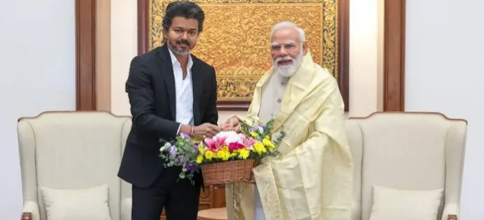 Vijay Meets PM Modi; Calls For State Anthem Before Vande Mataram
