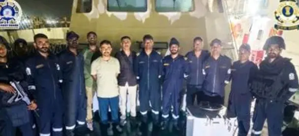 Major Operation By Coast Guard Off Mundra; Cocaine Worth Rs 1,150 Crore Seized