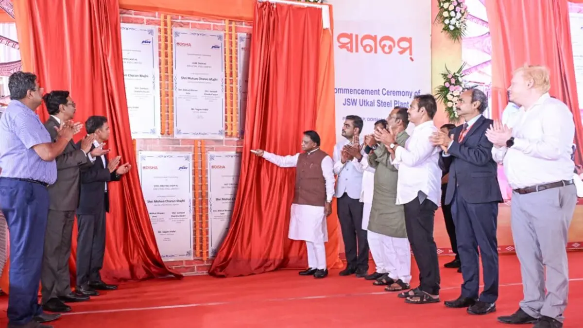 Odisha CM Launches JSW’s Rs 1.25L Cr Steel Project Work In Paradip