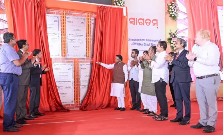 Odisha CM Launches JSW’s Rs 1.25L Cr Steel Project Work In Paradip