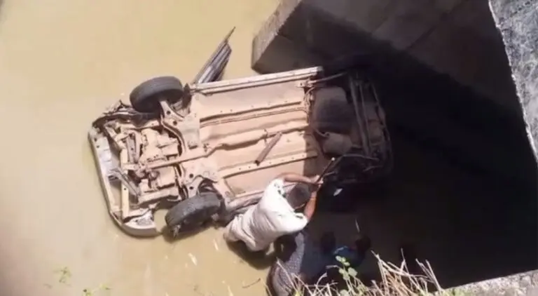2 Die As Car Plunges Off Bridge After Rear Wheel Detaches En Route To Maa Tarini Temple In Odisha