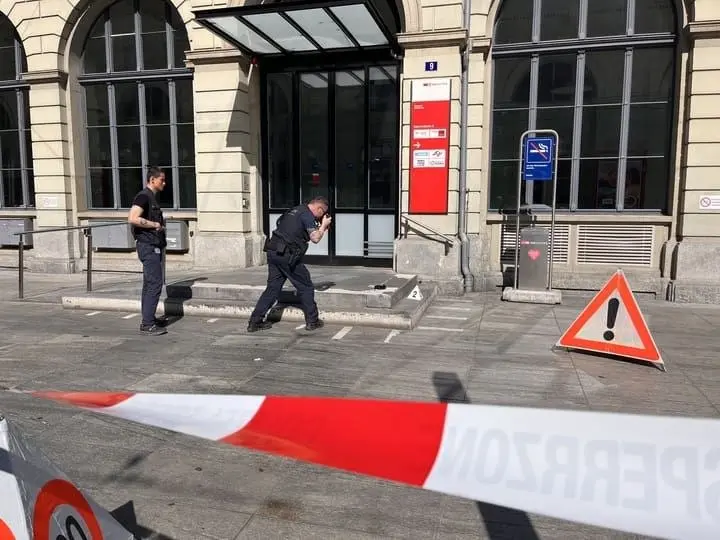 Knife attack at Swiss railway station