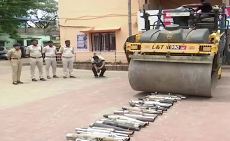 85 Modified Motorcycle Silencers Seized By Police In Odisha’s Koraput