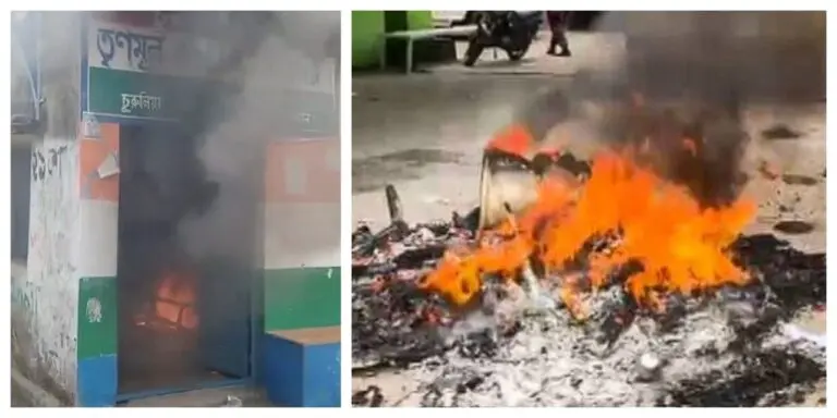 Post-Poll Violence In Bengal Leaves 2 Dead, TMC Offices Damaged; EC Demands ‘Zero Tolerance’