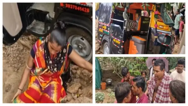 Another Reckless Driving In Bhubaneswar: Truck Rams Auto, Bike In Hit-&-Run