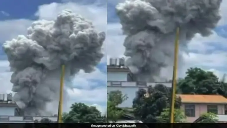 Myanmar building explosion